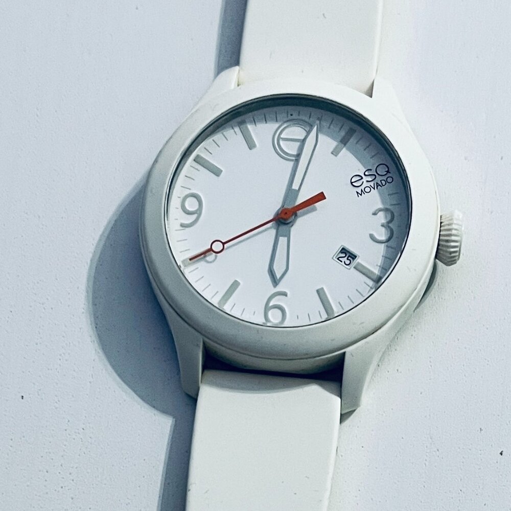 ESQ by Movado white dial time piece